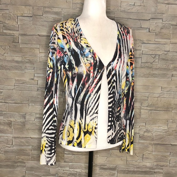 Alberto Makali Sweaters - Alberto Makali multicolour cardigan